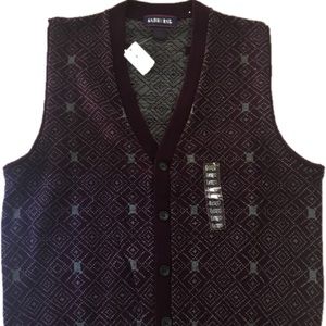 Andhurst vintage  XL sweater vest NWT e58